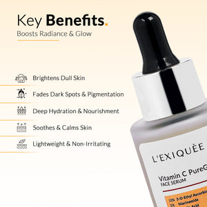 Vitamin C Serum 10% Brightening Dark Spot Fading 30ml - L’EXIQUÈE