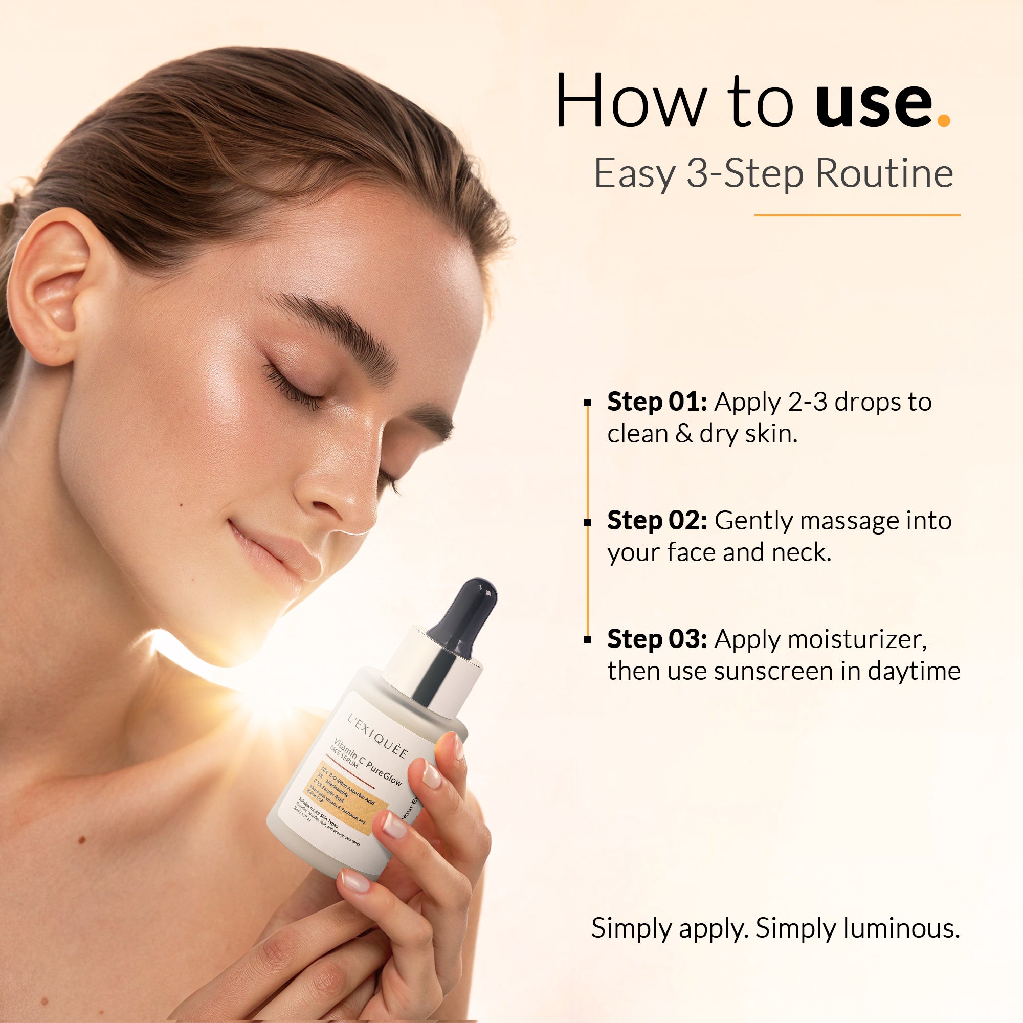 Daily Glow Essentials Combo | Brightening, Hydrating & Sun Protection - L’EXIQUÈE