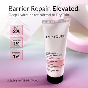 Barrier Recovery Moisturizer 2% HA Ceramide Peptide 50ml - L’EXIQUÈE