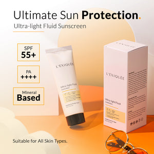 Ultra-Light Mineral Sunscreen SPF 55 PA++++ 50ml - L’EXIQUÈE