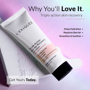 Barrier Recovery Moisturizer 2% HA Ceramide Peptide 50ml - L’EXIQUÈE