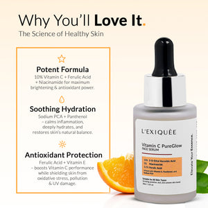 Vitamin C Serum 10% Brightening Dark Spot Fading 30ml - L’EXIQUÈE