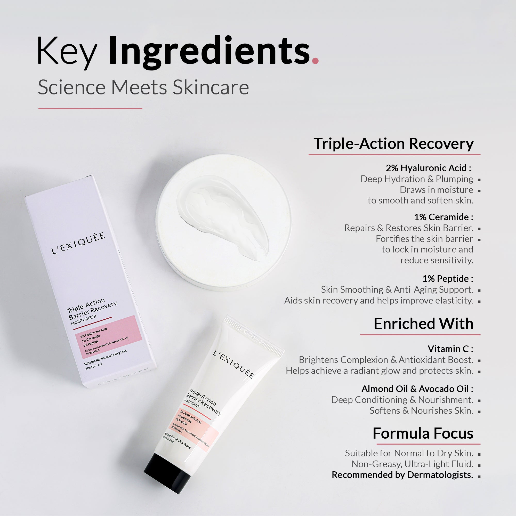 Daily Glow Essentials Combo | Brightening, Hydrating & Sun Protection - L’EXIQUÈE